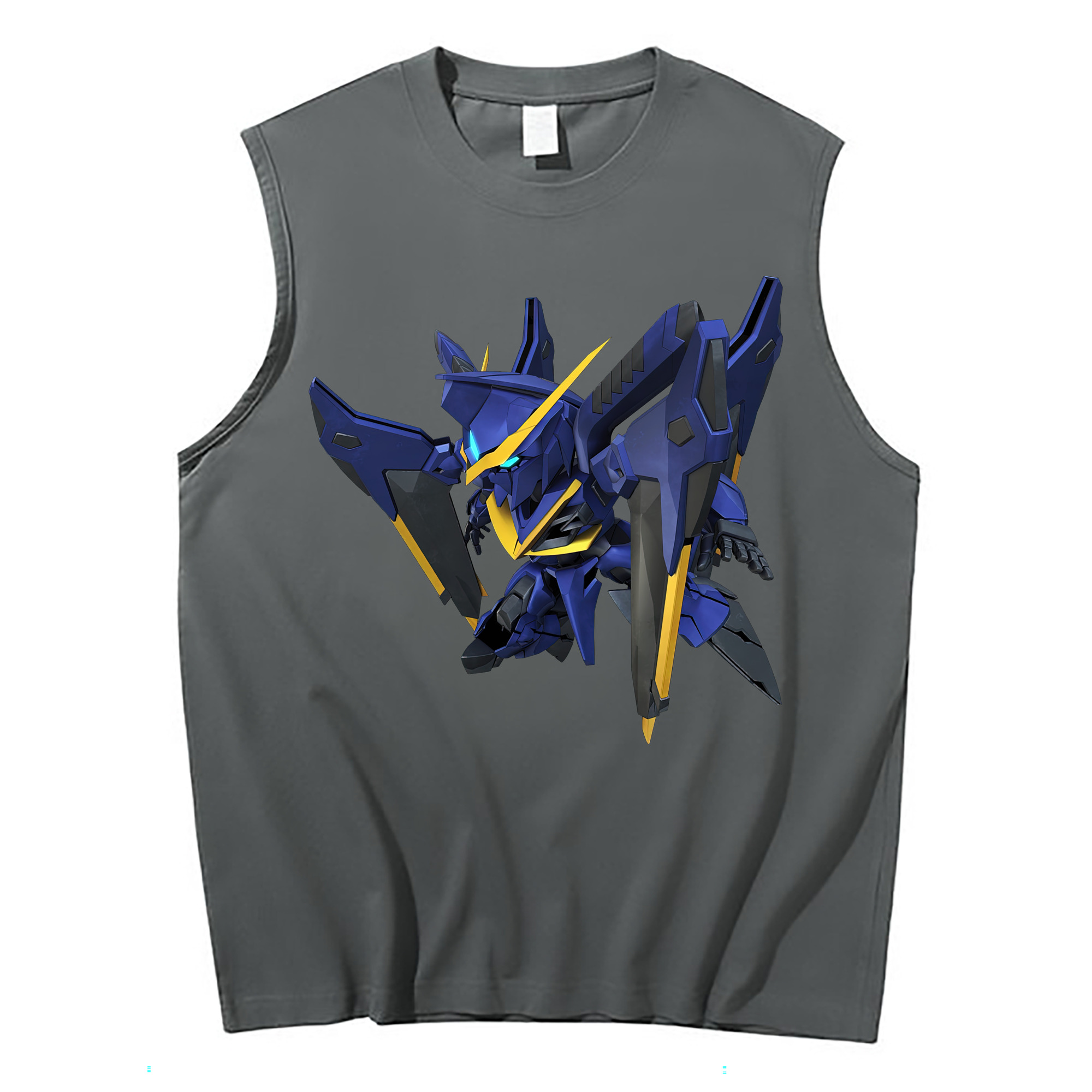 （画像用） 機動戦士ガンダム Mobile Suit Gundam コットン100％タンクトップ（フロントプリント）